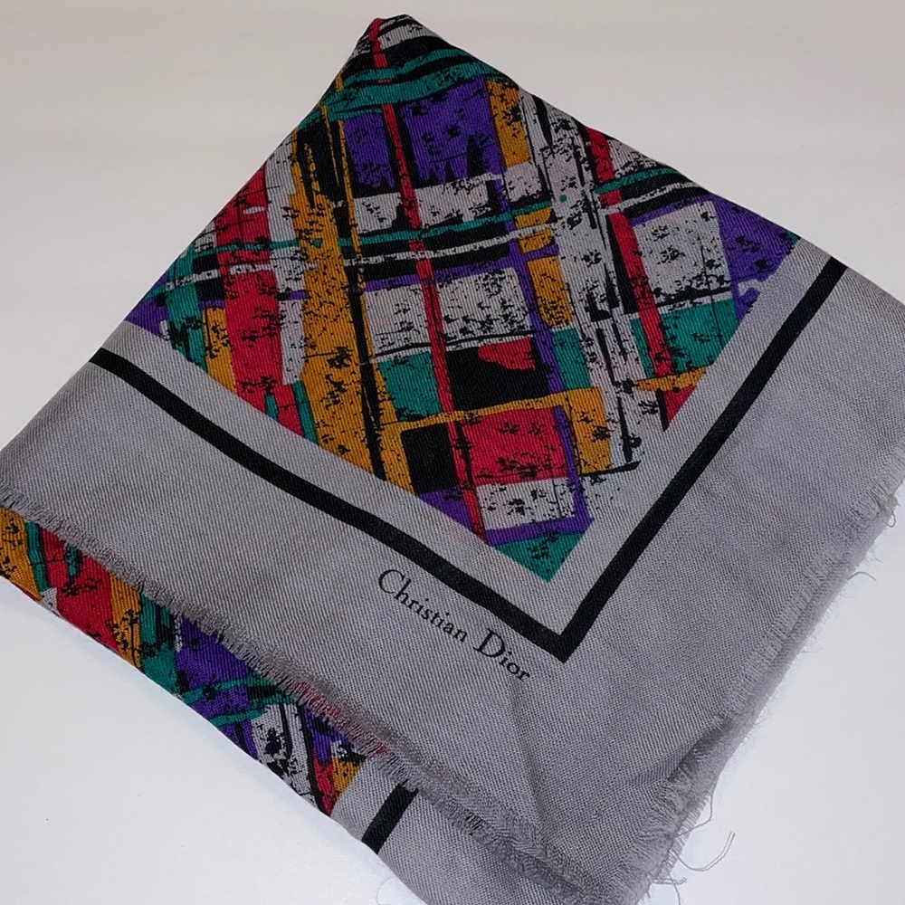 Christian Dior Large Scarf - Picture 2 of 4